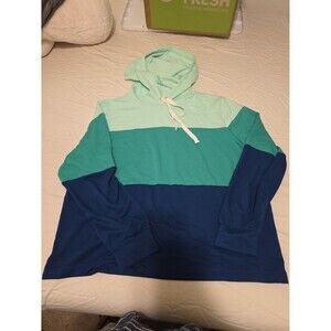 J. Crew colorblock Hoodie like new xl